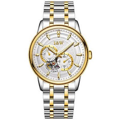 Đồng Hồ Nam I&W Carnival 627G Chính Hãng Full Box Chống Nước Kính Chống Xước Dây Thép Cao Cấp BH 60T (Máy Cơ Tự Động)