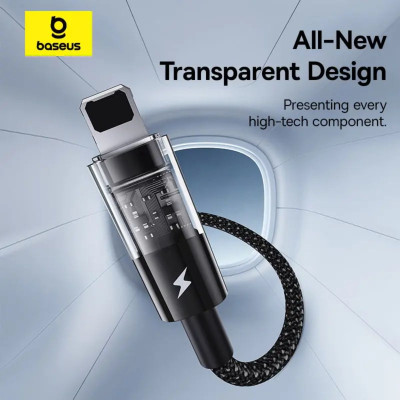 Cáp sạc nhanh và truyền dữ liệu Usb to iP 2.4A Baseus Gem Charging Cable - Hàng chính hãng