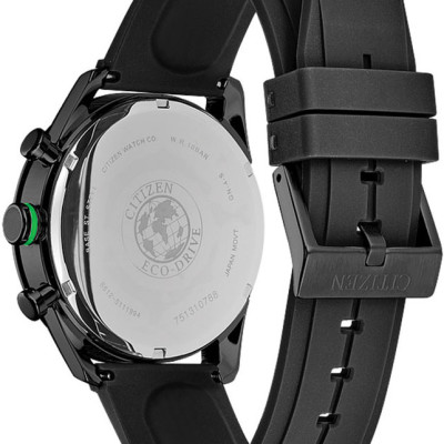 Đồng Hồ Nam Citizen Dây Cao Su CA0667-12E - Mặt Đen