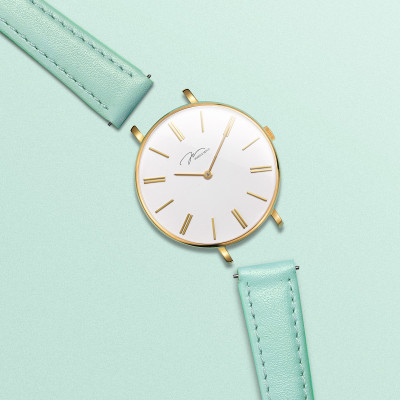 Đồng hồ đeo tay Nữ hiệu JONAS & VERUS X01855-Q3.GGWLL, Máy Pin (Quartz), Kính sappire chống trầy xước, Dây Da Italy