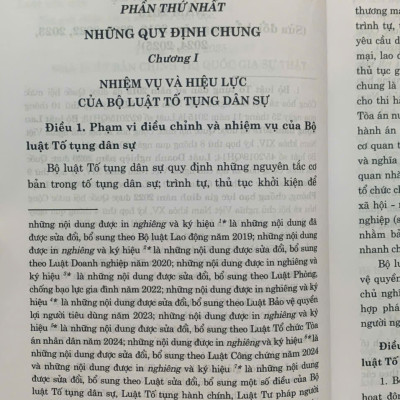 Bộ luật tố tụng dân sự 2015 (sửa đổi bổ sung năm 2019, 2020, 2022, 2023, 2024, 2025)