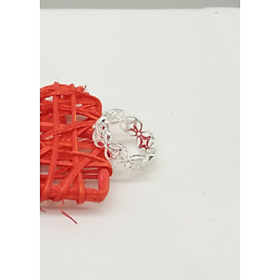 Nhẫn bạc nữ trang sức bạc Ý S925 Bạc xinh Huệ Ngân RR1521