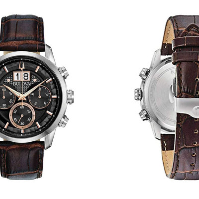 Đồng Hồ Nam Bulova Dây Da 96B311 - Mặt Đen