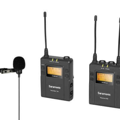 Bộ Micro Thu Âm Không Dây Saramonic Uwmic9 Kit1 - Quay Phim / Vlog / Livestream - Hàng Chính Hãng 
