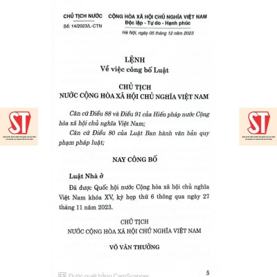 Sách - Luật Nhà Ở - NXB Chính Trị Quốc Gia