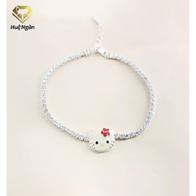 Lắc tay bạc 925 Huệ Ngân - Mèo Kitty X9