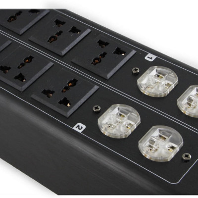 QUÀ TẶNG KÈM - BỘ LỌC NGUỒN ĐIỆN SẠCH CHỐNG NHI.ỄU AC8.8 CHUYÊN DÙNG CHO DÀN ÂM THANH HI-END CÔNG SUẤT 3000W. Wei.du.ka AC8.8 Power Strip 3000W LED Display Lighting Protection AC Power Outlet Audio Power Filter Purifier Conditioner - Hàng Chính Hãng