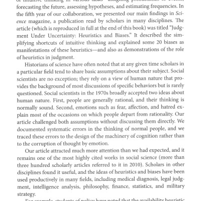 Thinking , Fast and Slow