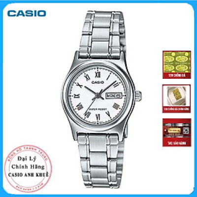 Đồng hồ nữ Casio LTP-V006D-7BUDF dây kim loại