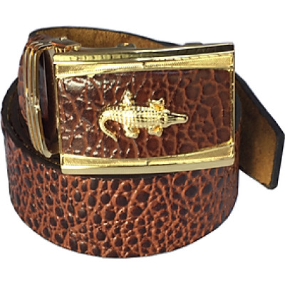 Thắt lưng nam da bò thật vân cá sấu đầu tăng nhiều màu TLHN2020-2021