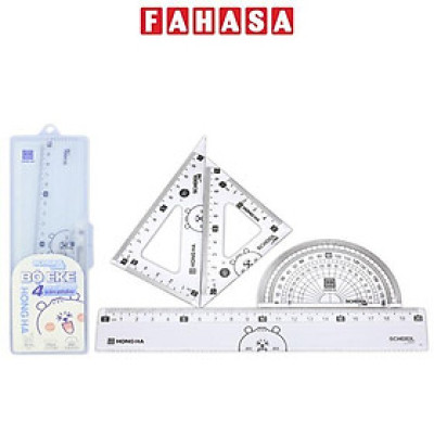 Bộ Thước Eke 4 Món - Chiikawa - Hồng Hà 3600