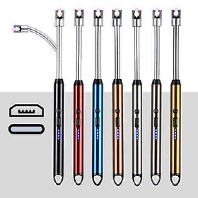 Bật lửa đốt nến điện NQ01 dạng que mồi lửa thay thế bật lửa gas sử dụng sạc USB