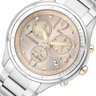 Đồng Hồ Nữ Citizen Dây Thép Không Gỉ FB1371-58P - Mặt Vàng (Sapphire)