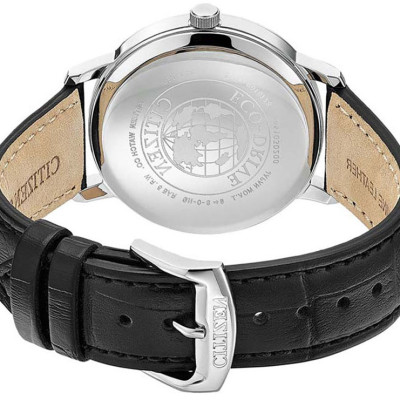 Đồng Hồ Nam Citizen Dây Da BM7460-11E - Mặt Đen