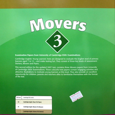Cambridge Young Learner English Test Movers 3: Student Book