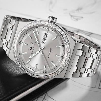 Đồng Hồ Nam I&W Carnival 779G2 Chính Hãng Full Box Chống Nước Kính Chống Xước Dây Thép Cao Cấp BH24T (Máy Cơ Tự Động)