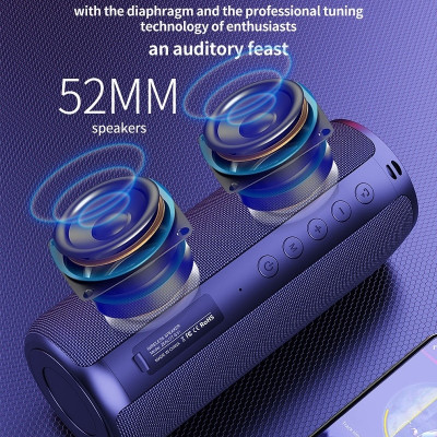 SOAIY Loa Bluetooth 5.0 Zealot S51 - Hàng Nhập Khẩu