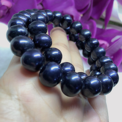 NGỌC TRAI ĐEN ÁNH XANH 4A- BNTD026 - Ngọc Đá Quý NBA