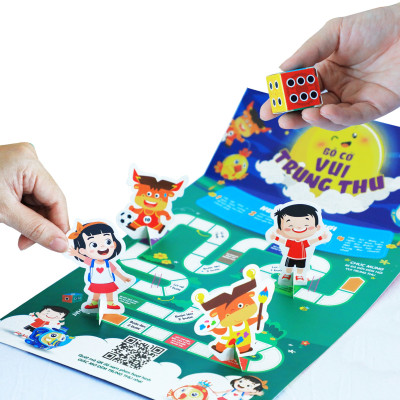 Lồng đèn Trung Thu Happy Kibu - Lồng Đèn Kết Nối Sáng Tạo - Voi Thông Thái