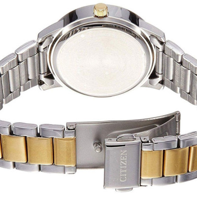 Đồng Hồ Nữ Citizen Đính Đá Swarovski Dây Thép Không Gỉ ED8094-52N - Mặt Xà Cừ