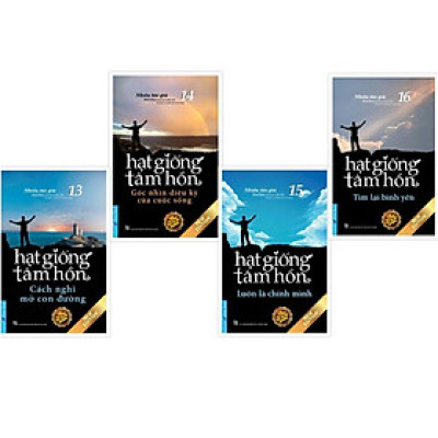 Combo Hạt Giống Tâm Hồn ( Cách nghĩ mở con đường 13 & 14 + Luôn là chính mình 15 & 16 - Bản Quyền