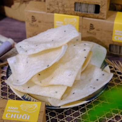 Đặc Sản Cà Mau - Bánh Phồng Chuối Cà Mau - 250g