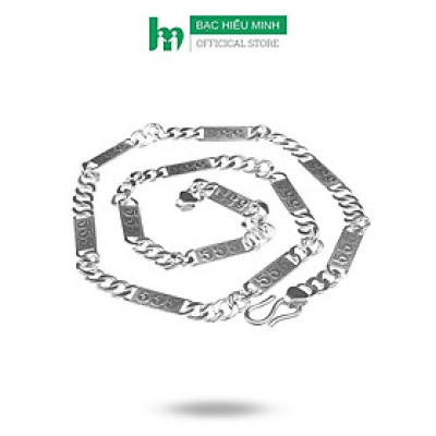 Dây Chuyền Nam Bạc Hiểu Minh DBN037S Bạc Ta 8 chỉ
