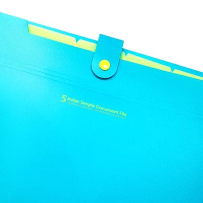 Bìa 5 Ngăn Simple Xanh Dương - Morning Glory 79165