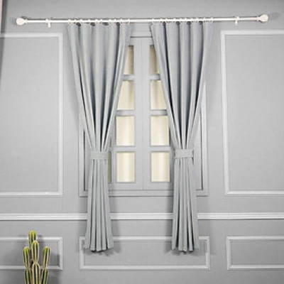 Rèm may sẵn Everon màu ghi sáng giá cực hời - 310428