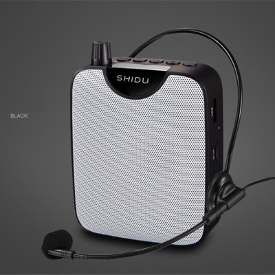 Máy Trợ Giảng Shidu M500 Kèm Micro Không Dây UHF Chống Hú  Công Suất Loa 10W Tích Hợp Cổng AUX, USB Dung Lượng Pin Lớn 1800mAh - Hàng Chính Hãng