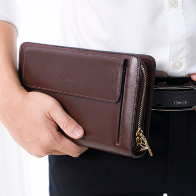 Ví Cầm Tay Nam Da Bò Nappa HT14