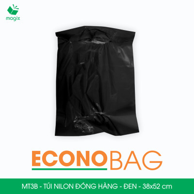 MT3 - 38x52 cm - Túi nilon TIẾT KIỆM gói hàng - 300 túi niêm phong đóng hàng