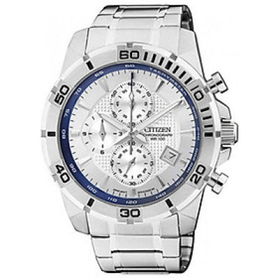 Đồng Hồ Nam Citizen Dây Thép Không Gỉ AN3490-55A - Mặt Trắng