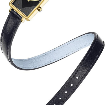 Đồng hồ đeo tay Nữ hiệu JONAS & VERUS X02059-Q3.GGHLB, Máy Pin (Quartz), Kính sapphire chống trầy xước, Dây Da Italy