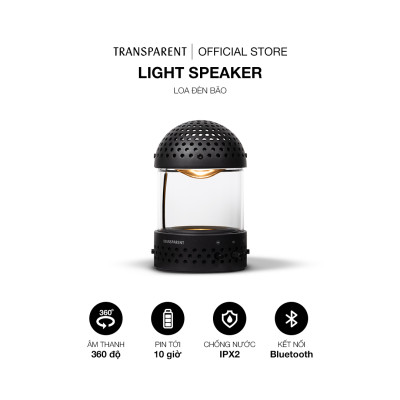 Loa Đèn Bão - Transparent Light Speaker - Hàng chính hãng