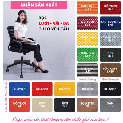 Ghế phòng net lưng cao có gác chân SMLIFE Aryeh