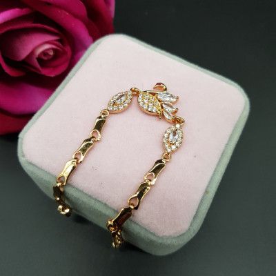 Lắc tay Nữ Thiên Nga đính hạt - Tặng vòng tay thủy tinh pha lê