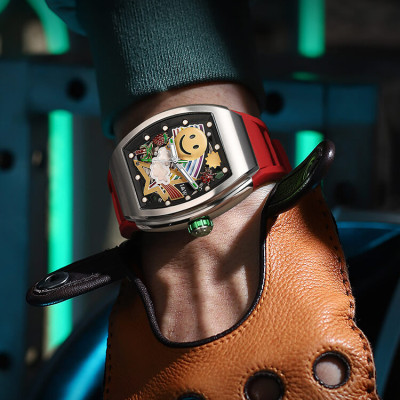 Đồng Hồ Nam I&W Carnival 757GT3 Chính Hãng Full Box Chống Nước Kính Chống Xước Dây Silicone BH 5 Năm (Máy Cơ Tự Động)