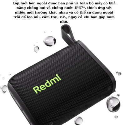 Loa Redmi Bluetooth speaker ASM11A kêt nối TWS chống nước IP67 - Hàng nhập khẩu