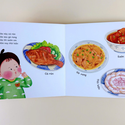 Sách - Bộ Ăn Dặm Hạnh Phúc (3 Cuốn Giấy Bồi Cứng Cho Bé Từ 1 Tuổi+)