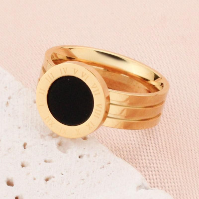 Nhẫn titan nữ cao cấp cách điệu thép không gỉ titanium trangsucpt có 3 màu sắc NNUT33 Women Pin