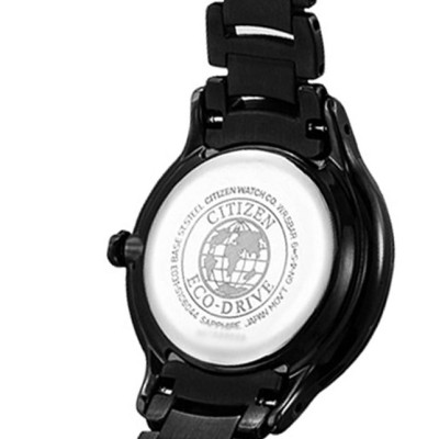 Đồng Hồ Nữ Citizen Đính Kim Cương Dây Thép Không Gỉ EM0386-51N - Mặt Xà Cừ (Sapphire)