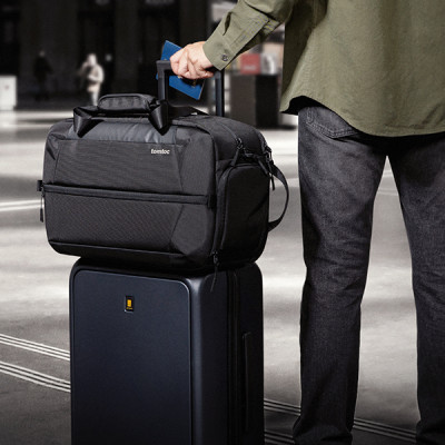 Túi Xách Tomtoc (Usa) Navigator - T31 Travel Duffel Black T31M1D1