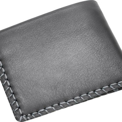 Ví Da Bò Nam Viền May Thủ Công AT Leather AT105 (12 x 9.5 cm)