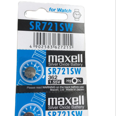 Pin Nhật Maxell SR721SW / SR721 / 362 Chính Hãng 1 Viên