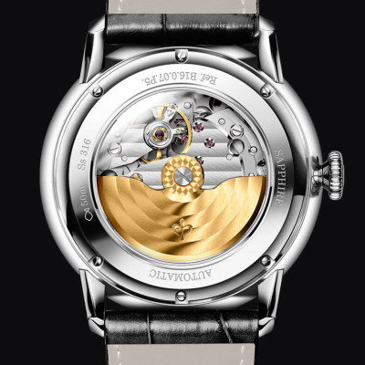 Đồng hồ nam Poniger P719-5 Chính hãng ,Kính sapphire nguyên khối ,chống xước,chống nước 50m,mặt đen dây da đen,vỏ máy thép không gỉ 316L,Đồng hồ cơ (Automatic) bảo hành 24 tháng, hàng mới 100%,thiết kế trẻ trung và sang trọng