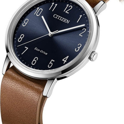 Đồng Hồ Nam Citizen Dây Da BJ6501-10L - Mặt Xanh 