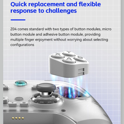 Gamepad tay game Không dây Bluetooth Z04 Đa kết nối cho máy tính, laptop, smartphone hàng nhập khẩu