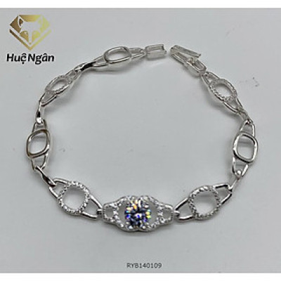 Lắc tay bạc 925 Huệ Ngân - Hình học RYB140109