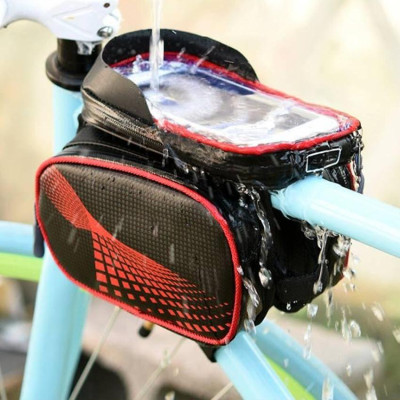 Túi để đồ treo sườn Xe đạp, đựng Điện thoại cảm ứng chống nước